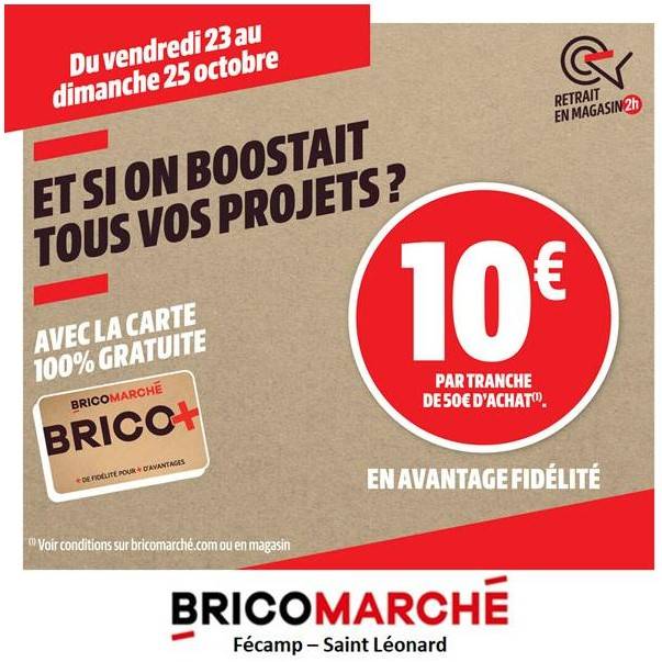 OPÉRATION FIDÉLITÉ DU VENDREDI 23 AU DIMANCHE 25 OCTOBRE
