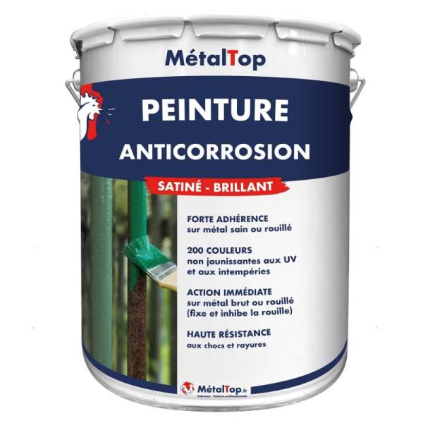 Peinture métal anti-corrosion MÉTALTOP : protection durable et finition professionnelle pour supports métalliques à retrouver dans votre Bricomarché de Fécamp 76