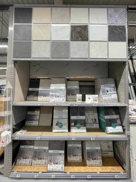 Dalles murales étanches chez Bricomarché Saint Léonard à proximité de Fécamp