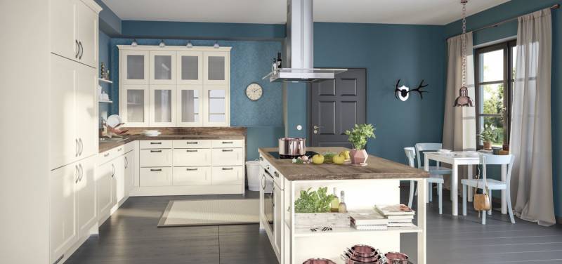 Cuisine avec ilot central !