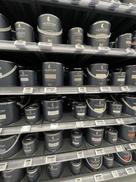 Nouvelle peinture Valentine disponible chez Bricomarché Saint Léonard à proximité de Fécamp