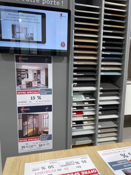 OFFRE SPECIALE sur aménagements et portes de placard chez Bricomarché Saint Léonard à proximité de Fécamp