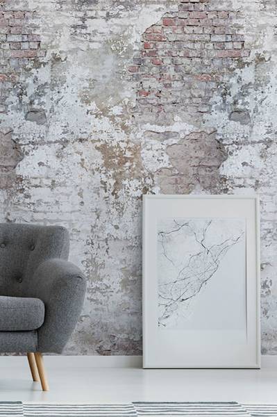 Papier-peint panoramique chez Bricomarché Saint Léonard à proximité de Fécamp.