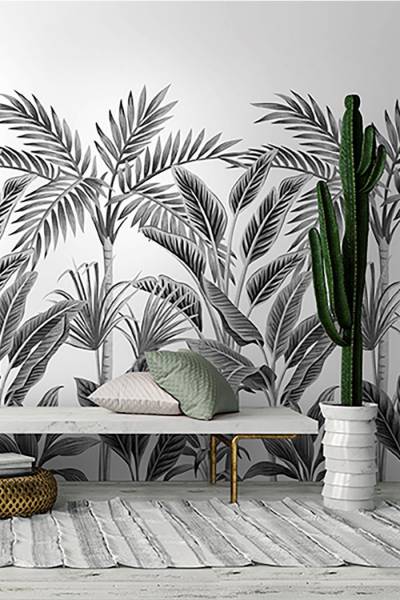 Papier-peint panoramique chez Bricomarché Saint Léonard à proximité de Fécamp.