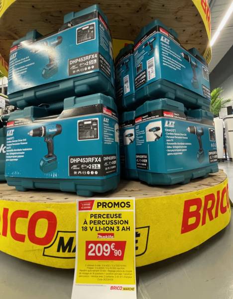 Où trouver de l'outillage portatif MAKITA en promotion à proximité de Fécamp ?