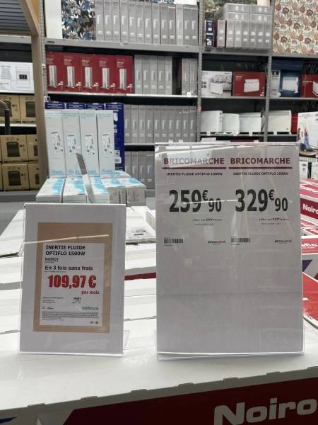 Equipez-vous des derniers modes de chauffage avec paiements différés en 3 ou 4 fois sans frais chez Bricomarché Saint Léonard