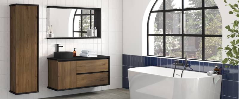 Agencement salle de bains Fécamp : devis gratuit pour l'achat de meubles, douche italienne et baignoire avec pose de nos artisans plombiers partenaires