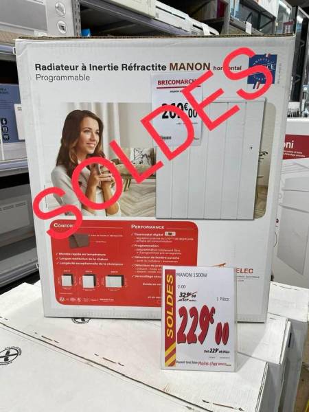 Où trouver des radiateurs électriques de grandes marques en solde à proximité de Fécamp ?