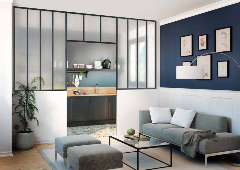 Cuisine avec verrière !